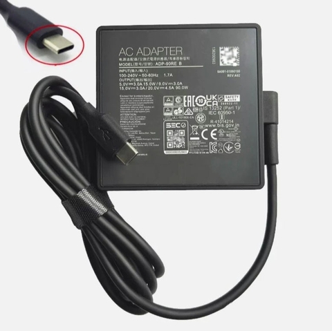 Sạc laptop Asus type-c 90w