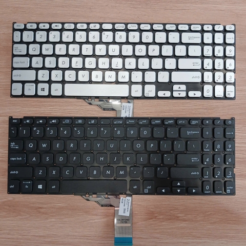 Bàn phím laptop Asus F512J màu đen, bạc