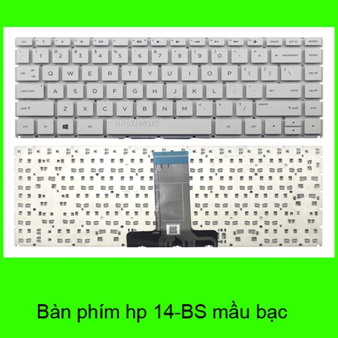 bàn phím laptop hp 14-bs mầu bạc