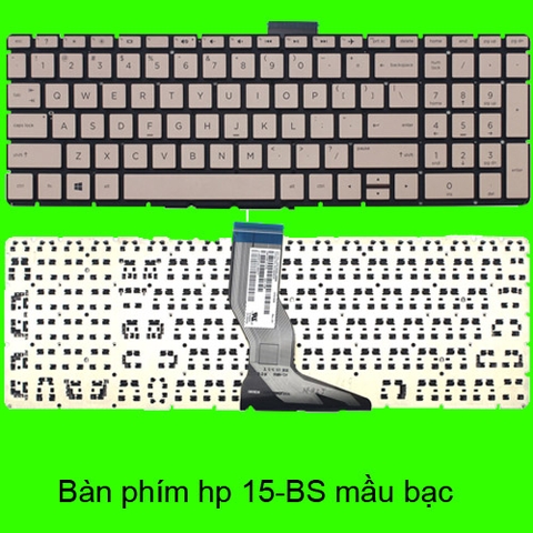bàn phím hp 15-BS mầu bạc
