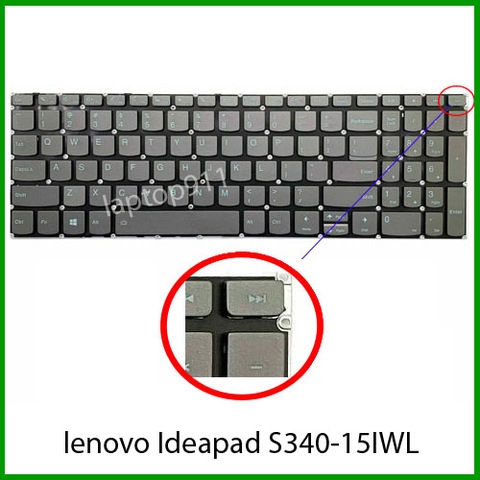 bàn phím lenovo Ideapad S340-15IWL