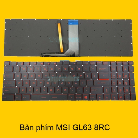 bàn phím msi GL63 8RC