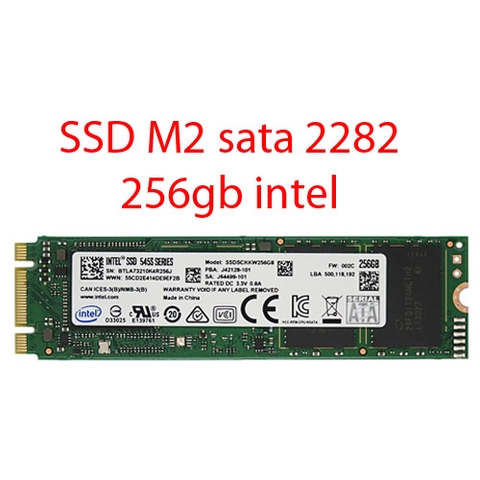 ổ cứng SSD M2 256gb intel sata 2282