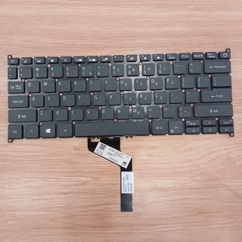 Bàn phím laptop Acer SF514-53 màu đen
