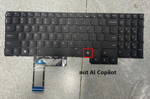Bàn phím Lenovo LOQ 83GS 15IAX9 có nút AI