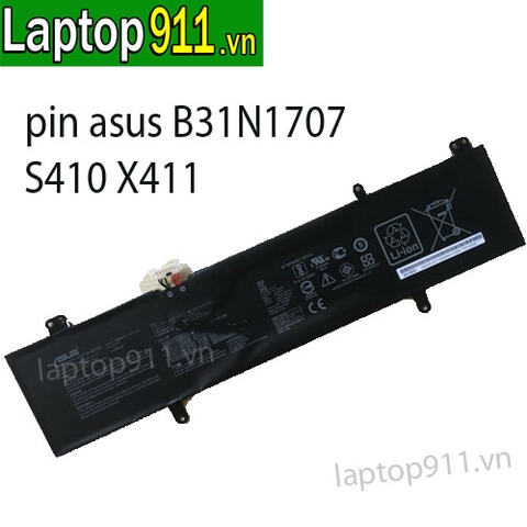 pin laptop asus VivoBook x411 x411u B31N1707