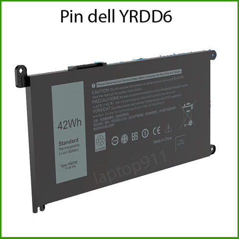 Pin laptop Dell Inspiron 5509 YRDD6