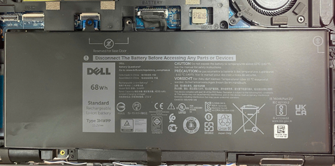Pin laptop Dell Latitude 5501 3HWPP 68W