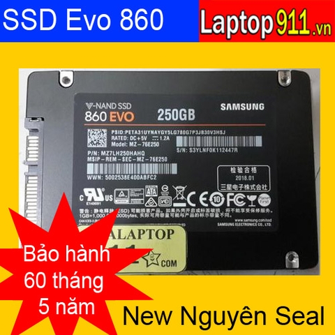 ổ cứng SSD 250gb Samsung Evo 860