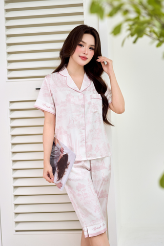 MÃ TSLA - BỘ NGẮN TAY QUẦN LỬNG TRANH THU