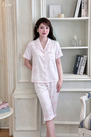 MÃ TSLA - BỘ NGẮN TAY QUẦN LỬNG TRANH THU