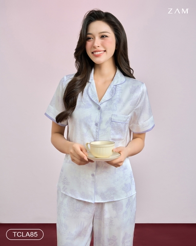 MÃ TCLA - BỘ NGẮN TAY QUẦN DÀI TRANH THU