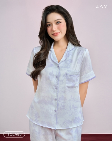 MÃ TCLA - BỘ NGẮN TAY QUẦN DÀI TRANH THU