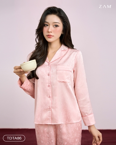 MÃ TDTA - BỘ DÀI TAY LỤA VÂN HOẠ