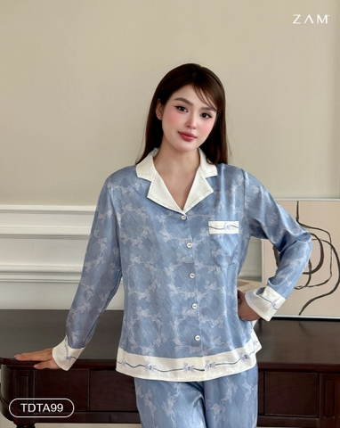 MÃ TDTA99 - BỘ DÀI TAY THỎ XANH