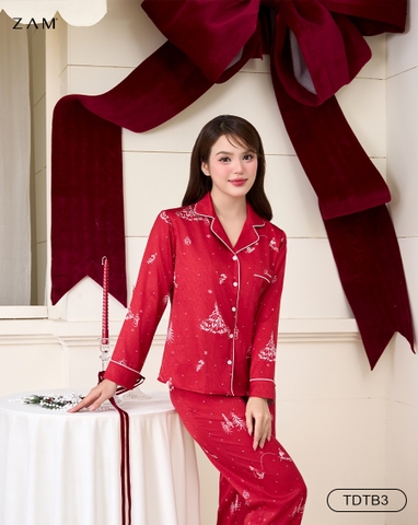 MÃ TDTB3 - BỘ DÀI TAY XMAS ĐỎ