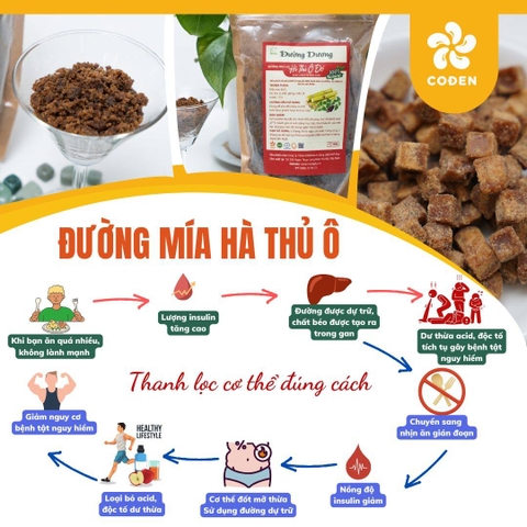 CÁCH SỬ DỤNG ĐƯỜNG MÍA HÀ THỦ Ô TRONG THỰC DƯỠNG