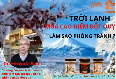 Thực phẩm giúp người Nhật chống chọi nguy cơ đột quỵ trong mùa đông giá lạnh