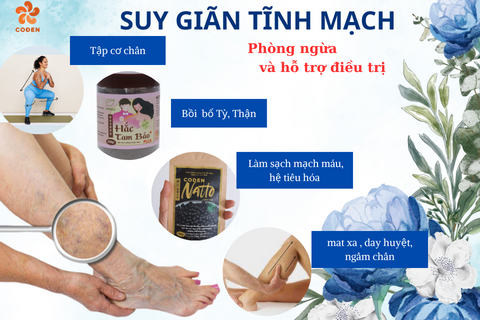 4 CÁCH GIÚP BẠN MAU THOÁT KHỎI SUY GIÃN TÍNH MẠCH