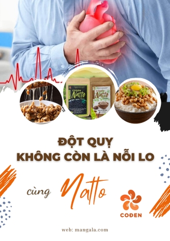 TÁC DỤNG TUYỆT VỜI CỦA NATTO VỚI PHÒNG NGỪA BỆNH TIM MẠCH, ĐỘT QUỴ