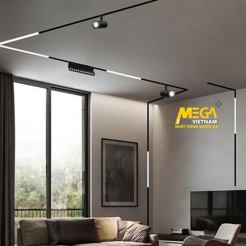 Thanh ray nam châm âm trần LSR-20R7246 cao cấp