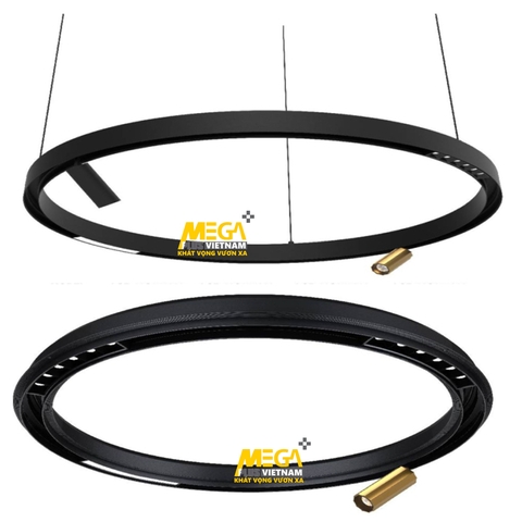 Đèn thanh rọi ray nam châm tròn COB 8W LSR-20G90208-60