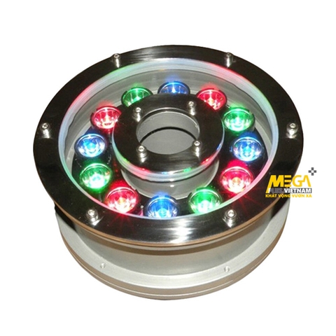 Đèn âm nước đổi màu IP68 cao cấp 3W-36W cho đài phun nước