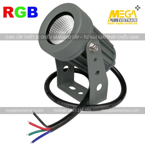 Đèn chiếu cây LED COB chống nước IP65 cao cấp RGB
