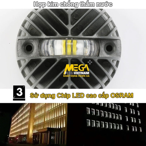 Đèn LED Window Sill Light bo khung ô cửa sổ cổng vòm chống nước IP65 cao cấp