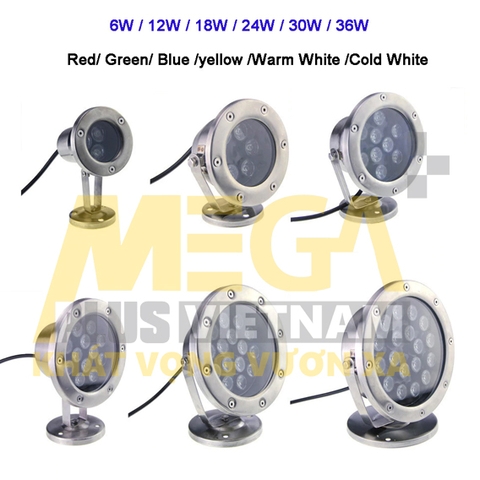 Đèn âm nước đế nổi cao cấp LSUWS16 AC12-24V