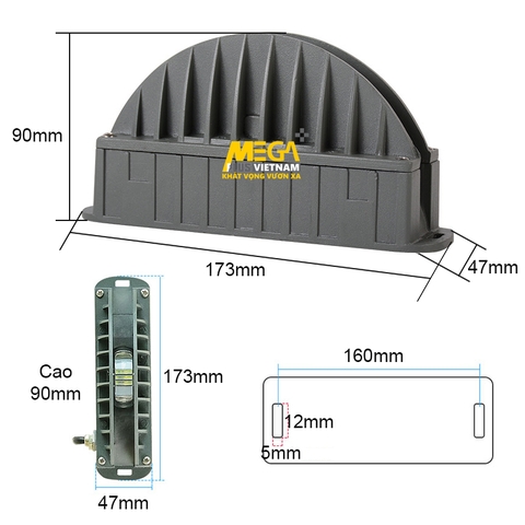 Đèn Window Sill Light bo khung cửa sổ ban công cổng vòm chống nước IP65 cao cấp