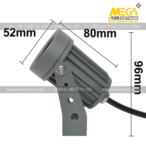 Đèn chiếu cây LED COB chống nước IP65 cao cấp RGB