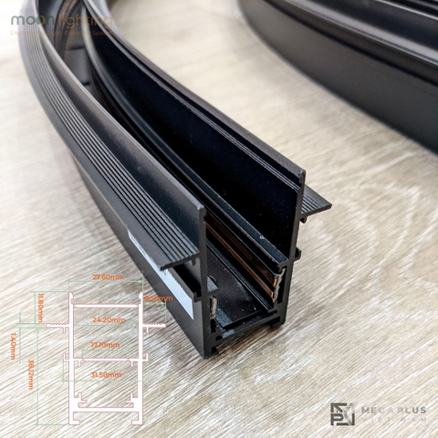 Thanh Ray Nam Châm Âm Trần D600mm