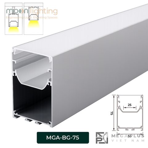 Thanh Nhôm Profile Treo Thả MGA-BG75