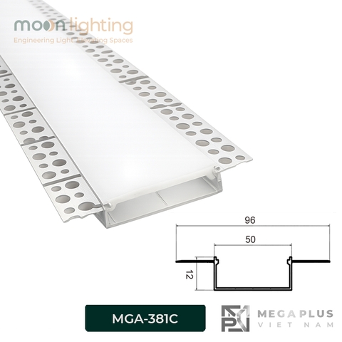 Đèn Thanh Nhôm Profile Zic Zắc MGA-381C