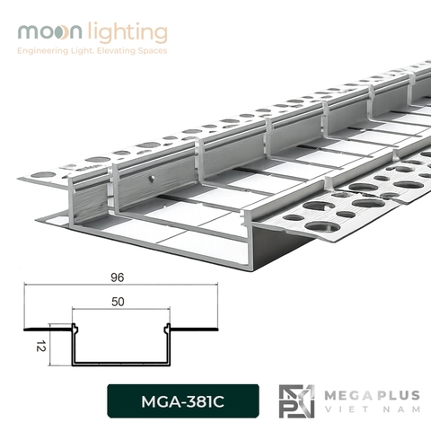 Đèn Thanh Nhôm Profile Zic Zắc MGA-381C