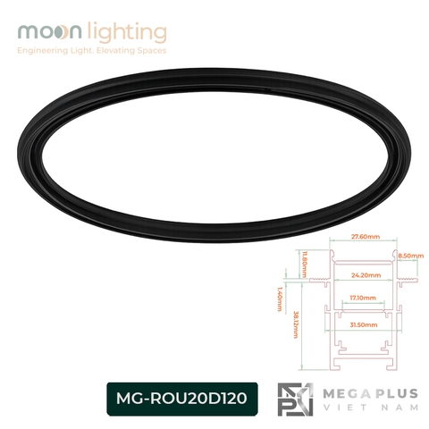 Thanh Ray Nam Châm Âm Trần D1200mm