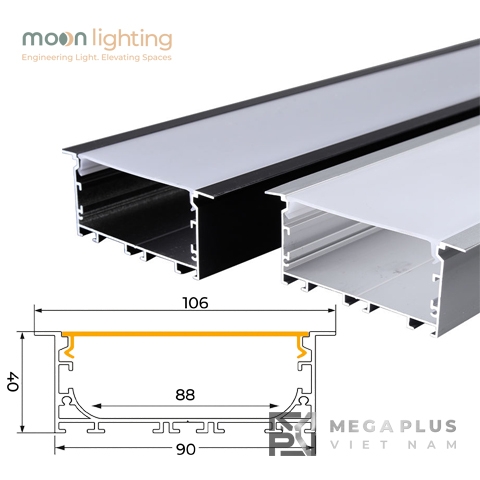 Thanh Nhôm Profile Âm Trần MGA-BG53