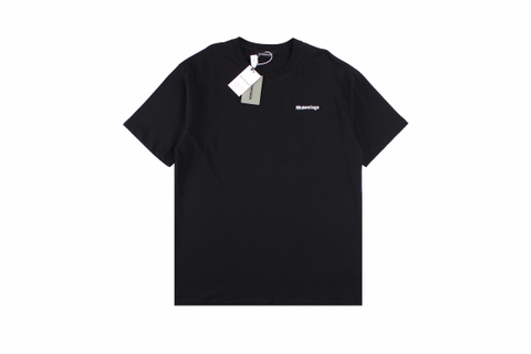 BLCG double B logo embroidered short sleeves Black