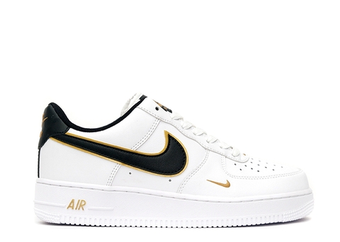 Air Force 1 Low 07 Metallic White Black Gold