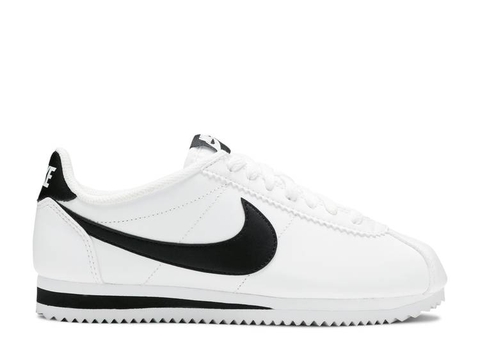 WMNS CLASSIC CORTEZ LEATHER 'WHITE BLACK'