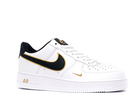 Air Force 1 Low 07 Metallic White Black Gold