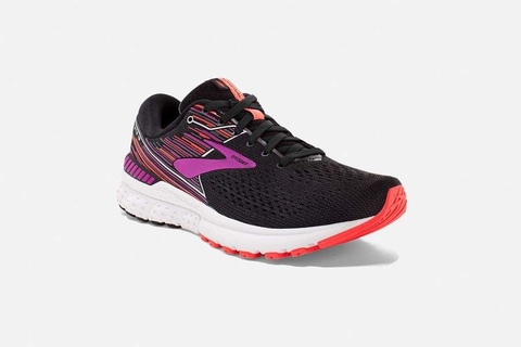 Brooks Adrenaline GTS 19 Nữ - Đen/Tím/Cam