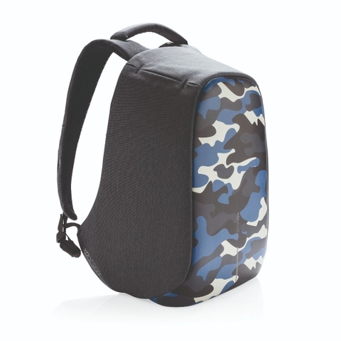 Bobby Compact Anti-Theft backpack, Camouflage Blue