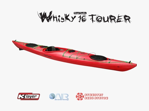 Thuyền kayak Whisky 16 Rocker - Đỏ