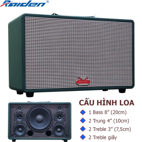 Loa xách tay bass đơn 20cm Ladomax T-120(DSP)