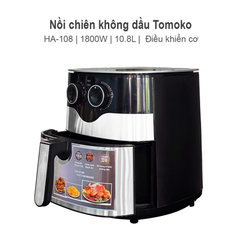 Nồi chiên không dầu 10.8L Tomoko Ha-108