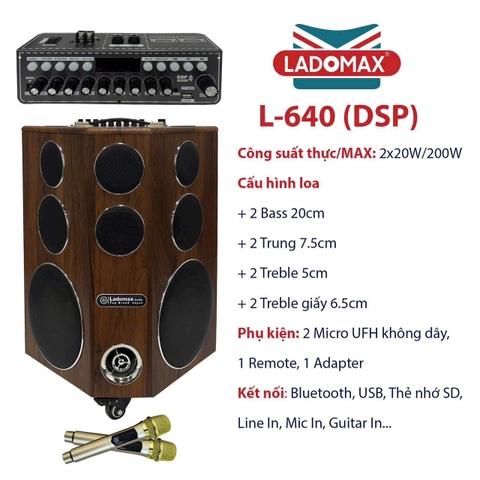 Loa Karaoke di động Ladomax L640