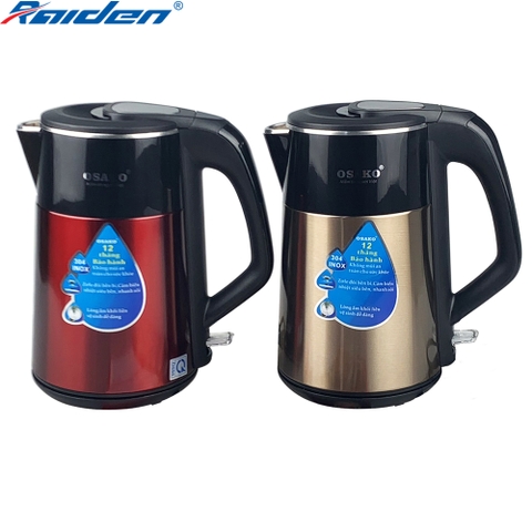 Ấm Đun Siêu Tốc 2 lớp lòng nguyên khối Osako OSA-300