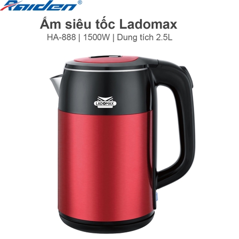 Ấm đun siêu tốc 2 lớp Ladomax Ha-888